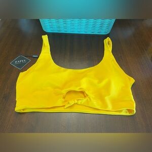 NWT Zaful Forever Young Bikini Top